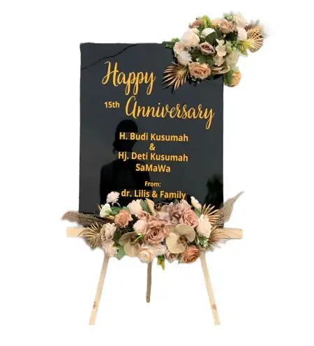 Papan Bunga Akrilik Sicincin
